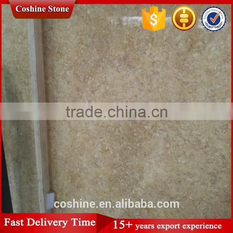 2017 Customized cheapest beige marble slab