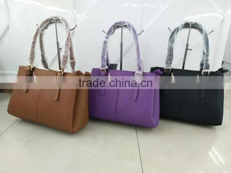 Custom vintage crazy ladies PU leather handbag tote bag wholesale have stock