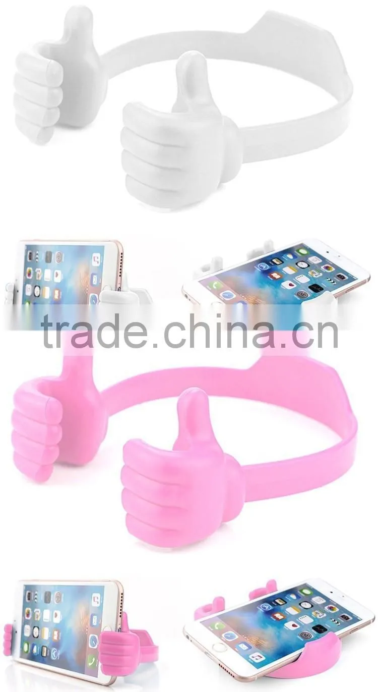 Universal Cute OK Thumbs Up Flexible Mobile Phone Stand