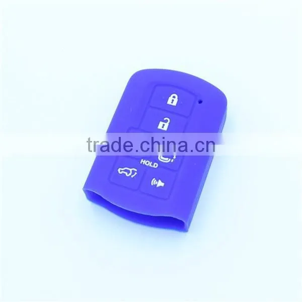 7 buttons silicone car key case, key jackets for toyota. silicone car key cover