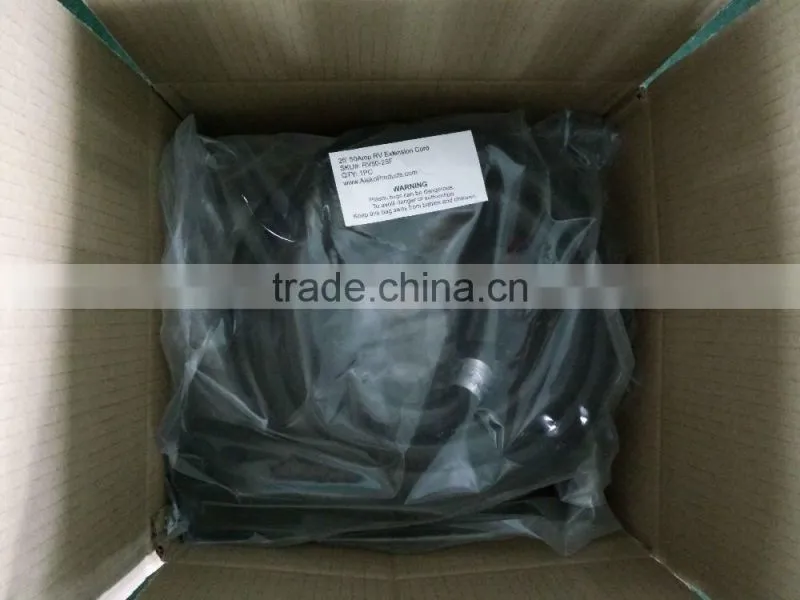 S80406 Trailer RV 12 Foot Car Cord Wire Harness Tow Light Cable 7 Wire Way Molded Connector
