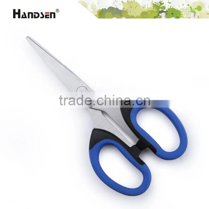 New 5-1/2" PP/TPR soft rubber scissors