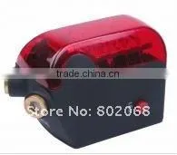 Free shipping Red LED Bicycle Light with Red Laser