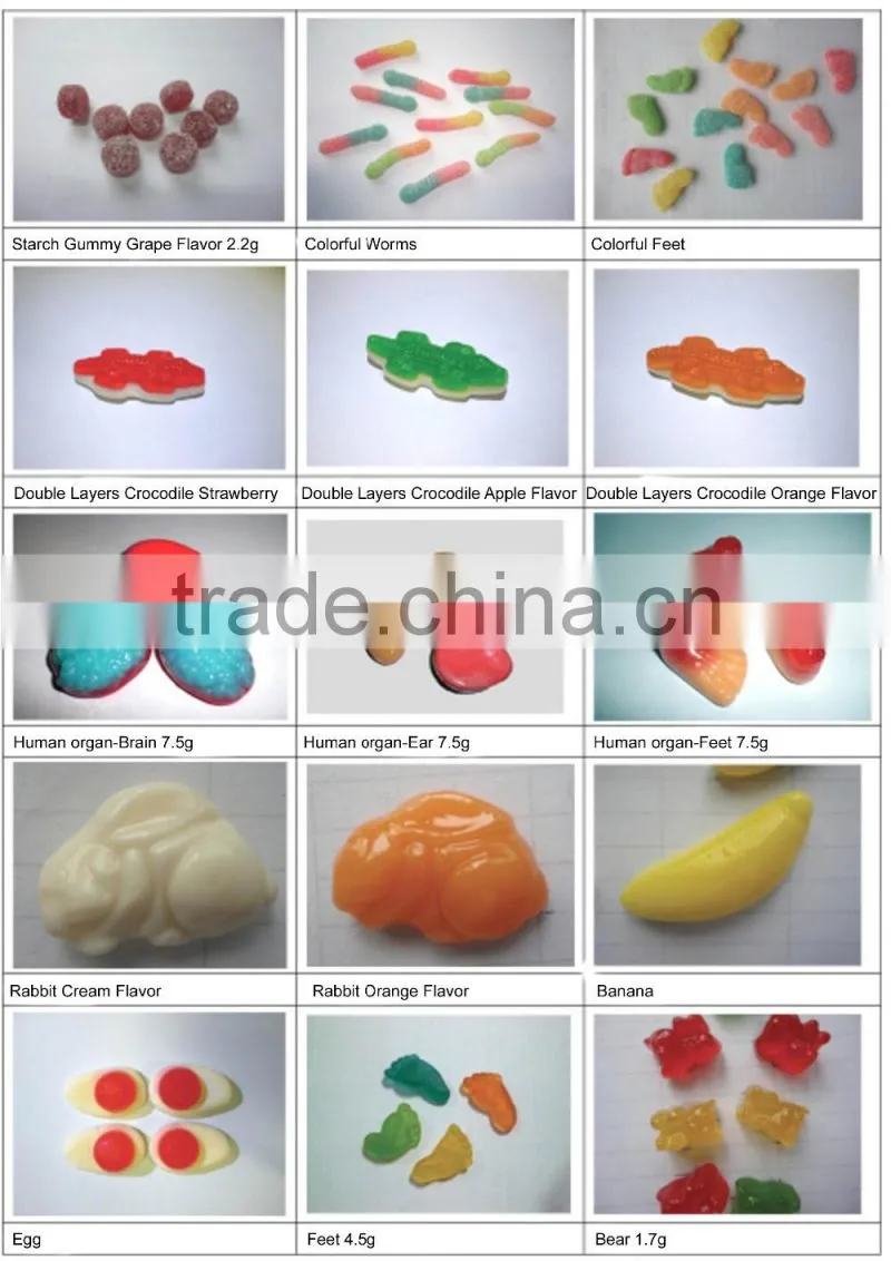 Different Shape Gummy Candy Jelly Candy