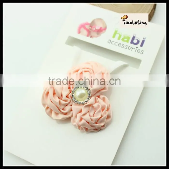 light yellow headwear headband christmas hairband with perals TLLC-48 36 cm