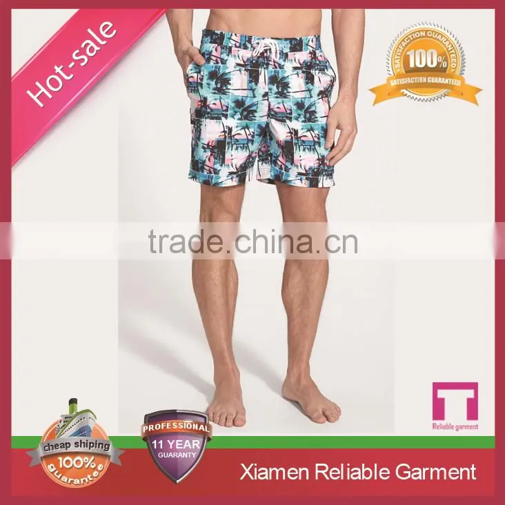 2015 summer original brand 100 polyester beach pants/ beach shorts OEM