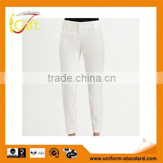 bleach white color office lady dress capri