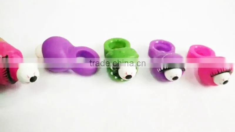 Halloween Voodoo squeeze eyes poping out toys with keychain promotion gift