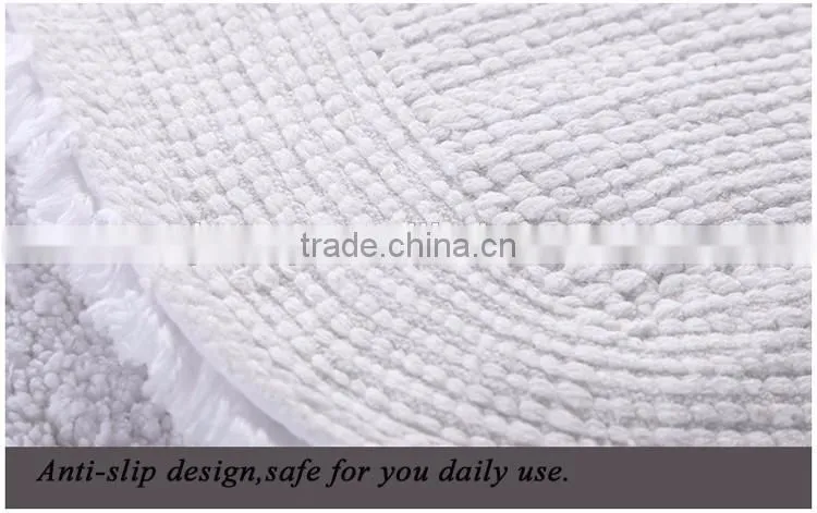 Bath mat non slip floor mat bath rug set 100% cotton