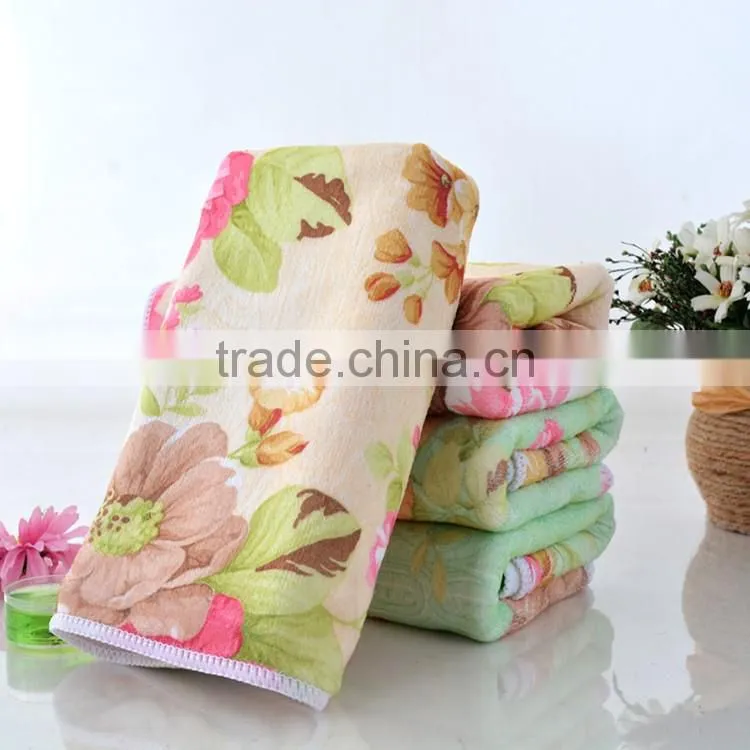 wholesale China customized quick dry microfiber beach bath with transfer printing