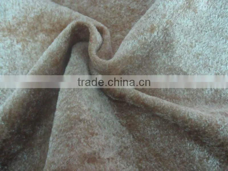 2013 China TOP10 100 polyester dyed ant velvet fabric for sofa