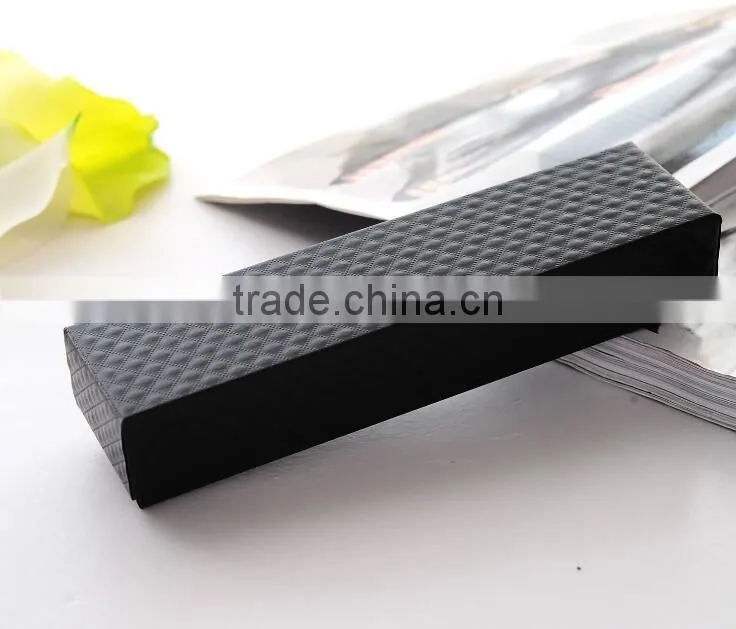 Black Necklace Bracelet Jewelry Gift Packakaging Box Long Rectangle Black Good Quality Gift Fine Package Case High Quality Box