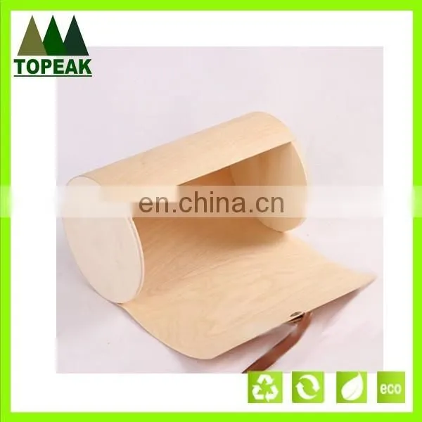 High quality custom logo printing wooden bark box Packaging Box