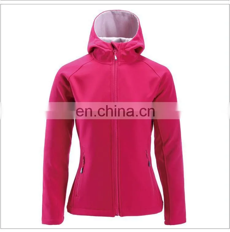 OEM design high quality women's softshell jacket