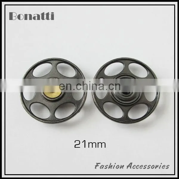 metal sewing on snap button for jacket