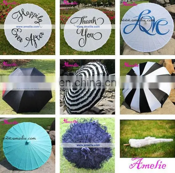 A0408 Black and white wholesale pagoda umbrella