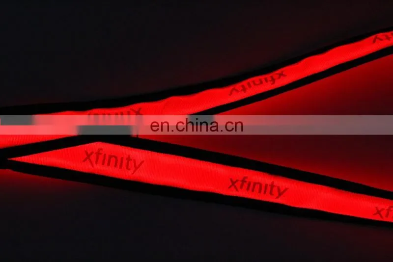 NEW arrival led lanyards custom bottle opener lanyard led christmas lanyards