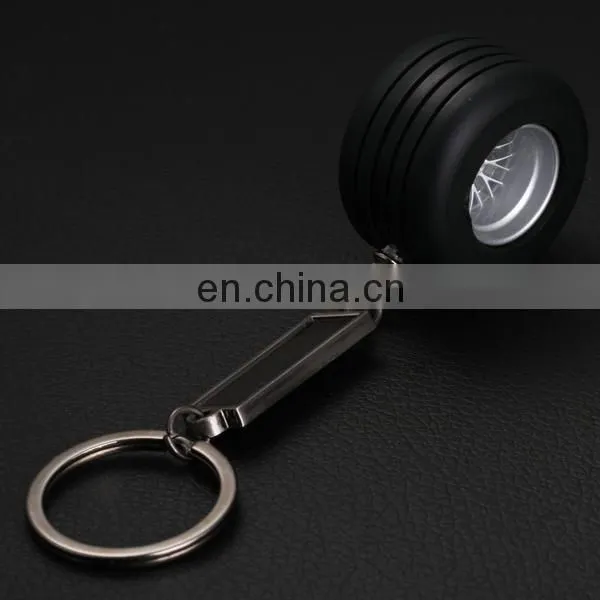 Rubber and Metal Keychain, Auto Parts Keychain, Tyre Keychain