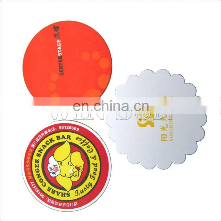 cute PVC coaster/cup pad as kids' gifts for promotion & advertising