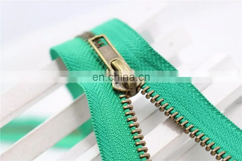 6 Colors Available,Close-open Metal Zippers With Pearl Slider, Multi-color #5 Zippers For DIY Sewing