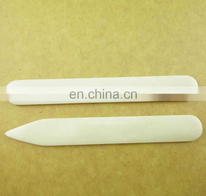 4.7 inch white bleached bookbinding tool cattle bone folder