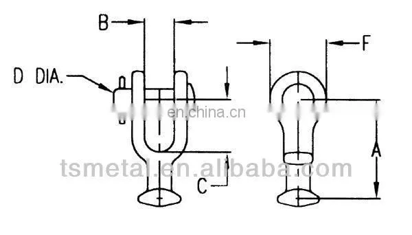 wire rope socket clamps