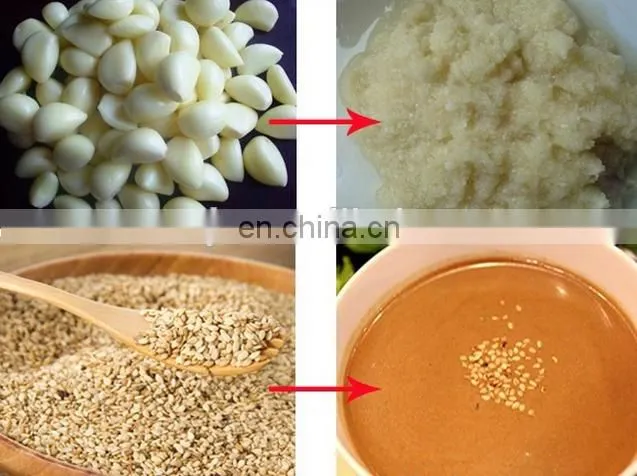automatic continuous sesame cocoa Industrial coconut almond shea tahini milk peanut butter making machine