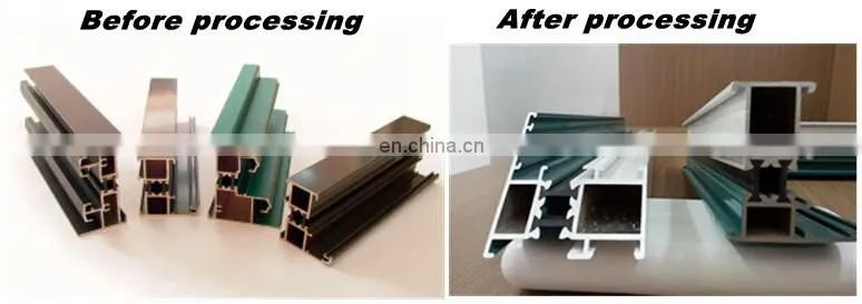 window door frame making/one head cutter /aluminium profile angle channel cutting machine