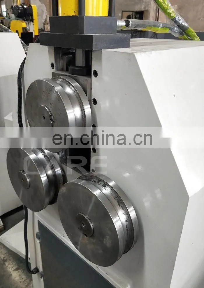 Vertical type hydraulic 3 roll tube bending machine for big radius