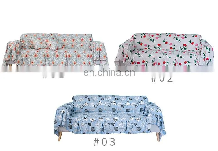 New design 100% polyester reactive dyeing rose pattern ornamental sofa cover