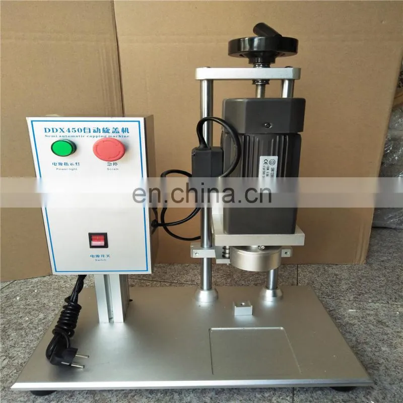 Shanghai Joygoal semi-automatic capping machine for round bottle