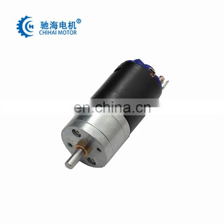 chihai motor 25-370K High Speed Permanent Magnet Miniature DC Metal Tooth Speed Reduction Motor DC 6V 12V