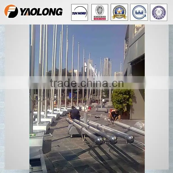 seamless spun aluminium flagpole