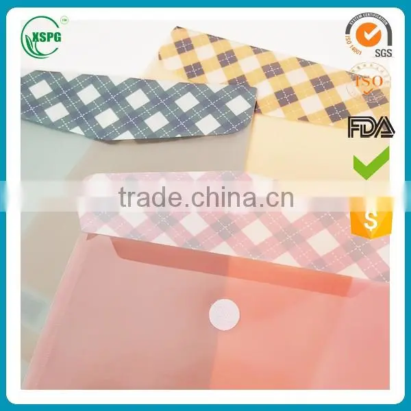 Wholesale Clear PVC Document Bag With Hook&Loop