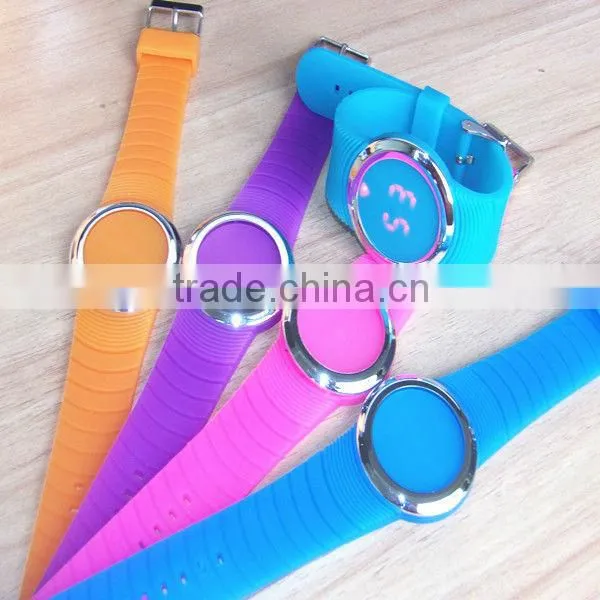 Hot!!! men clock /led touch colck