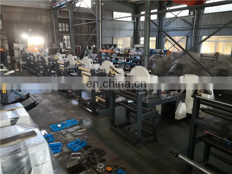 HD400E Automatic degradable v-shaped sharp flat bottom paper bag making machine