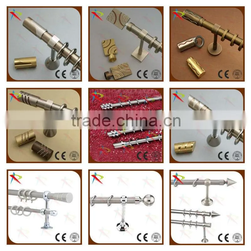 Decoration Aluminum Alloy finial curtain rod