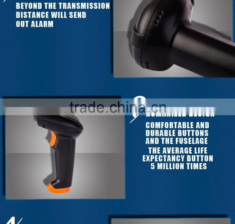 RD-9900 32Bite High Speed 1D Wireless Laser Barcode Scanner for Window /POS System
