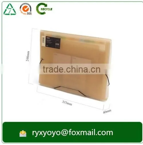 hot sale a4 size manila paper file folder with expandable pocket