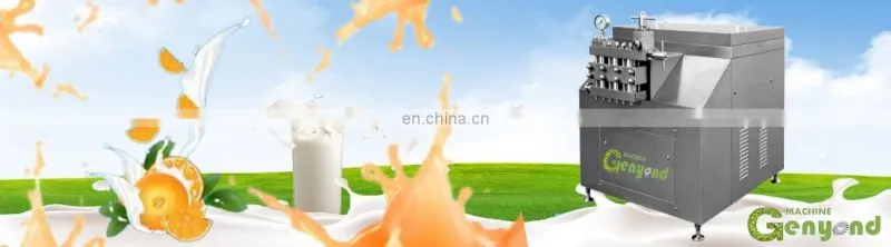 Factory Food Ultra-high pressure homogenous emulsifying equipment homogenizer homogenizing machine for juice drinks dairy milk