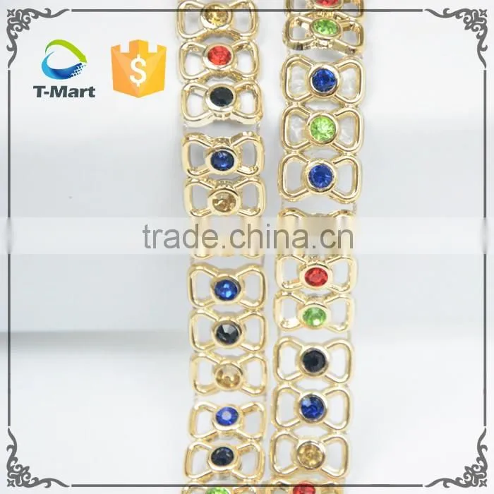 Super Multi color plastic trimming with wholesale price for lady shoes