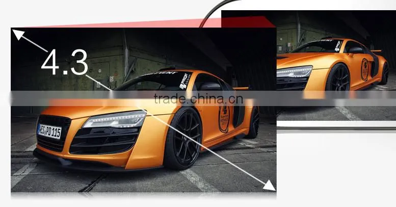 Car rearview mirror Car Dedicated DVR with 4.3 inch HD LCD display