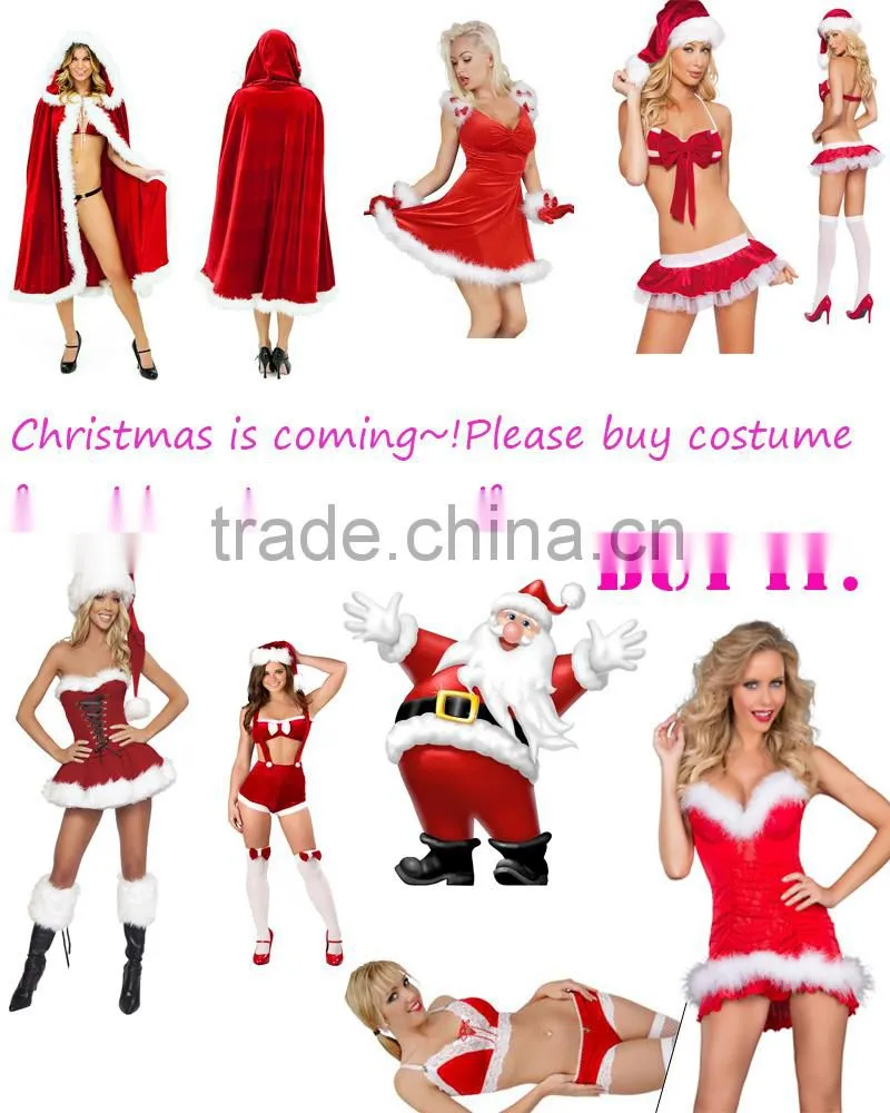 wholesale professional sexy girls cosplay costume christmas party costumes