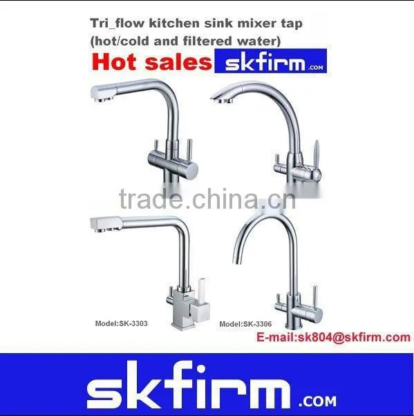 Brass Wall-mounted Shower Faucet Mixer