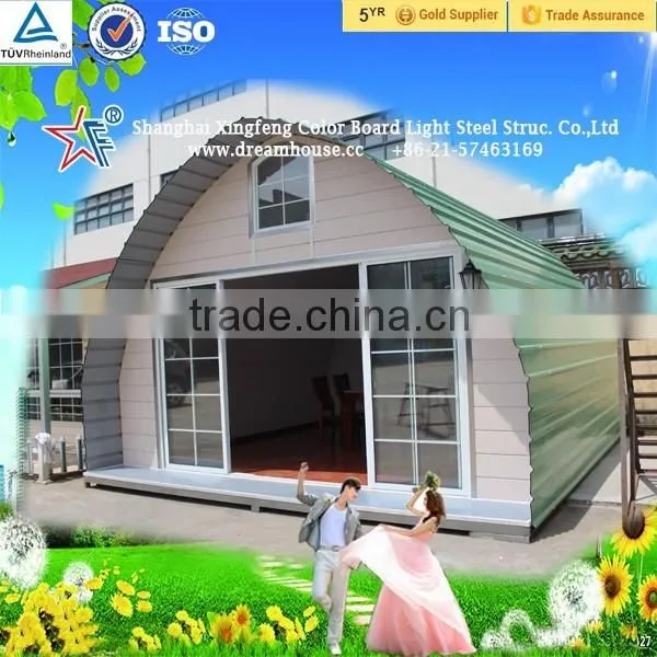arched cabin tiny dome houses/prefabricated house price/casas dome prefabricada