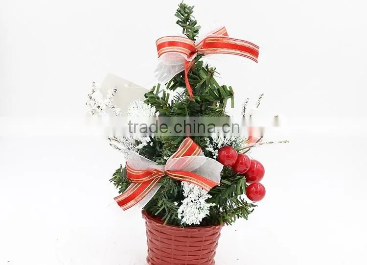 Christmas Tree &Accessories Red Mini Navidad Decoration