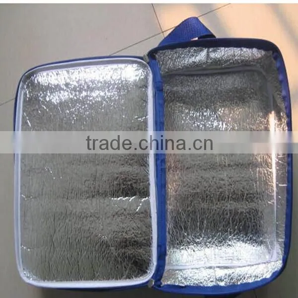 2015 popular high quality aluminum film ice bag cloth Oxford ice bag