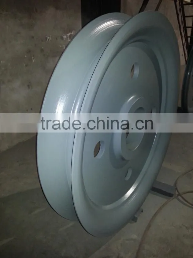 Wire rope cable steel guide pulley wheel