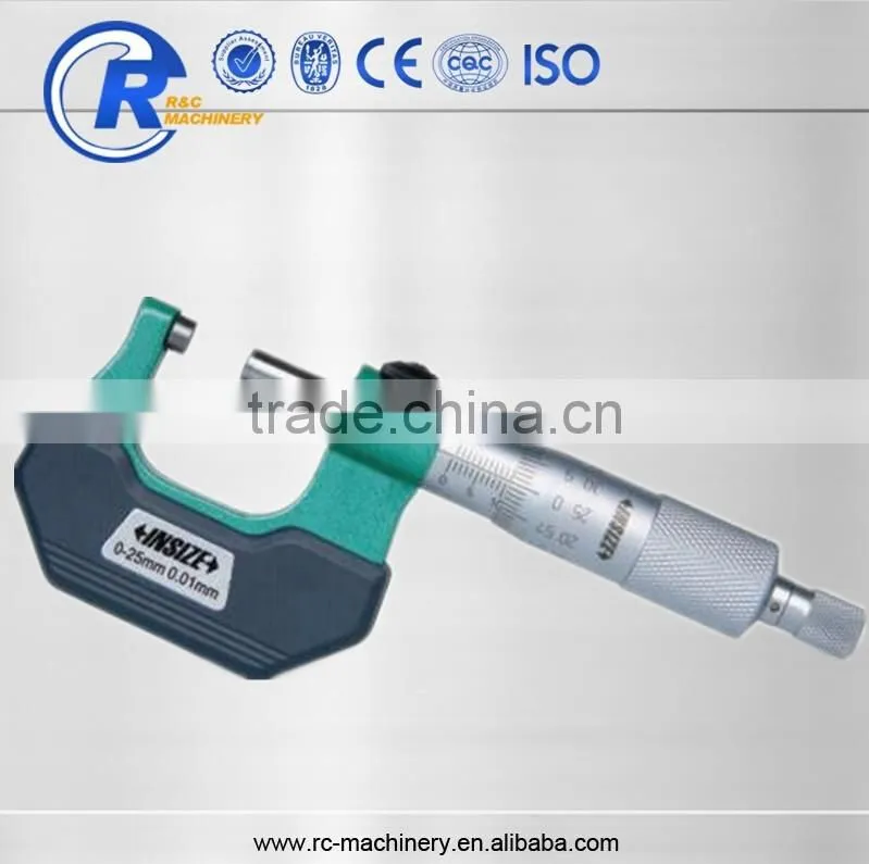 Precision Insize 3236-25B outside micrometer 0-25mm left and right hand