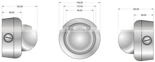 Waterproof Security Vandalproof Dome AHD Camera 30M IR CCTV 1.3MP Camera AHD